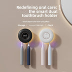 Smart Toothbrush Sterilizer Holder with UV Drying and Night Light