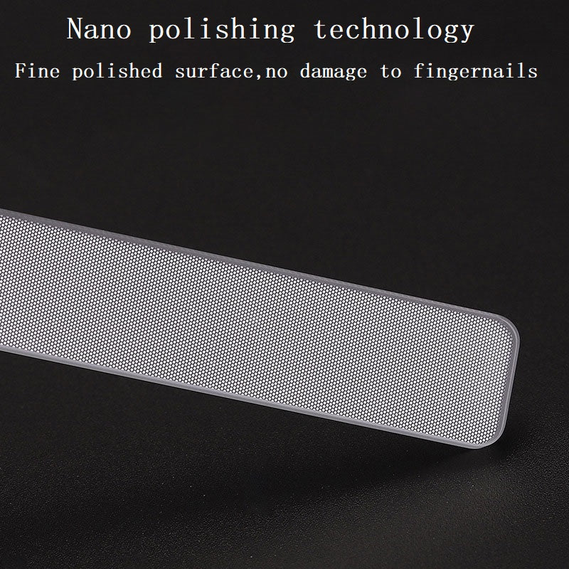Portable Nano Glass Nail File Polishing Tool Set