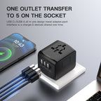 Universal Travel Adapter with USB Type-C Ports