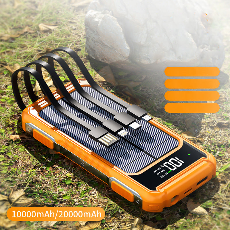 20000mAh Solar Power Bank with Type C Fast Charging