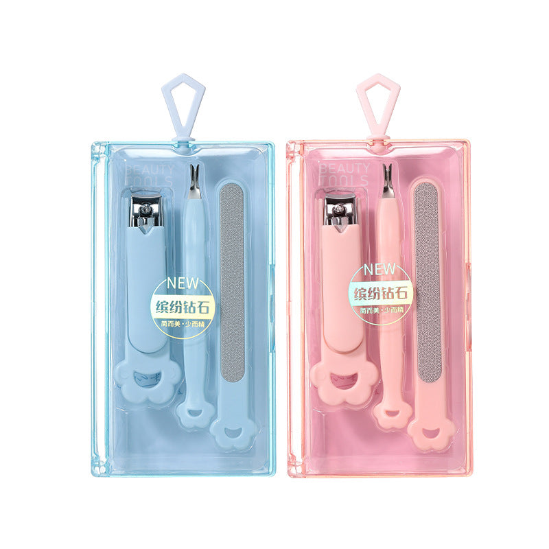 3-Piece Manicure Set with Nail Clippers and File