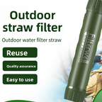 Portable Emergency Water Purification Straw