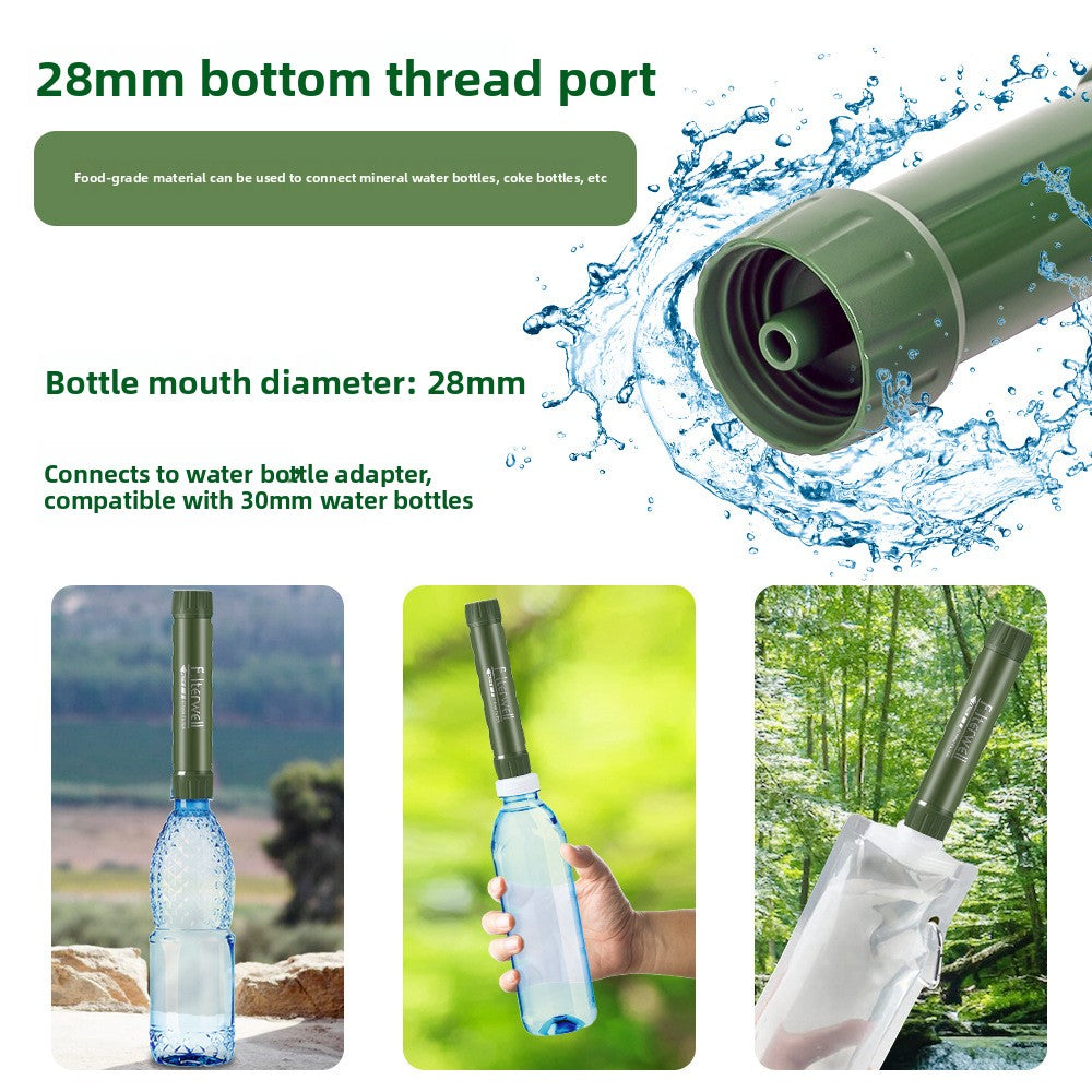 Portable Emergency Water Purification Straw