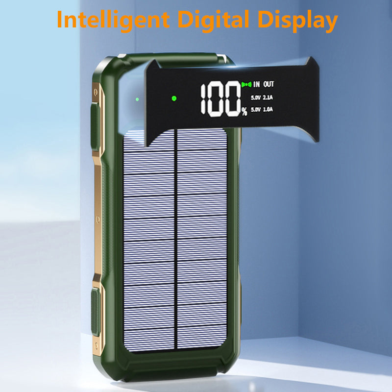 20000mAh Solar Power Bank with Type C Fast Charging