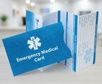 Pocket Size - 4 Pack Emergency Information Id Card