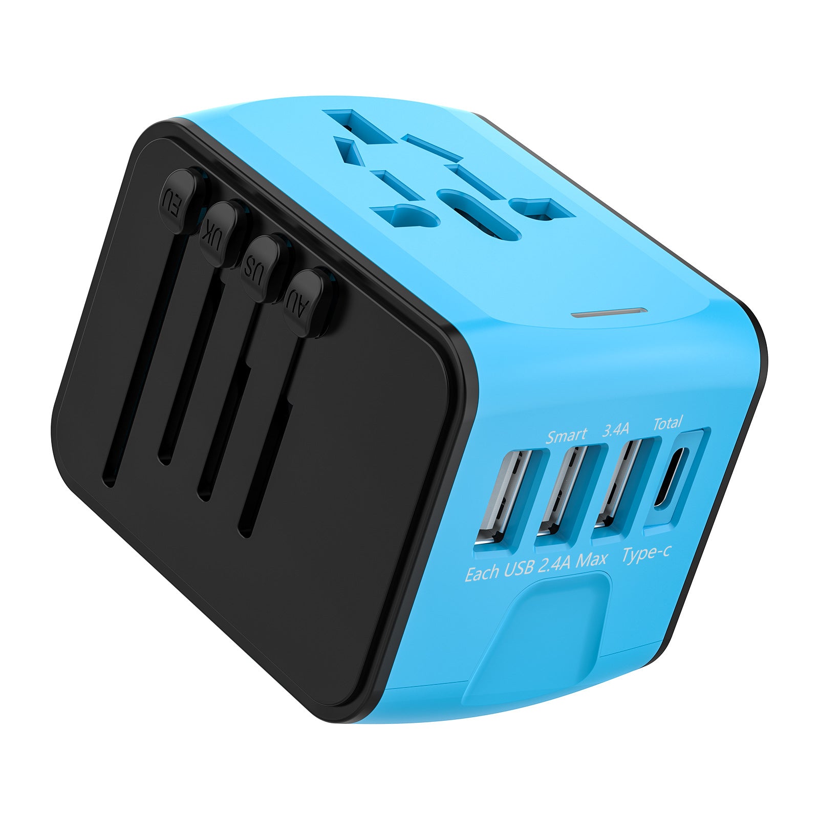 Universal Travel Adapter with USB Type-C Ports