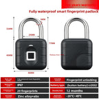Smart Fingerprint Padlock Waterproof Electronic Lock
