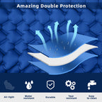 Portable Inflatable Mattress with Built-in Pump