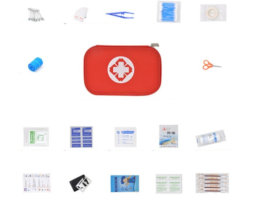 Portable Travel First Aid Kit for Outdoors and Emergencies