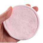 Bamboo fiber makeup remover pad