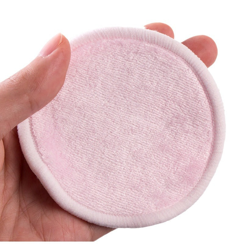 Bamboo fiber makeup remover pad