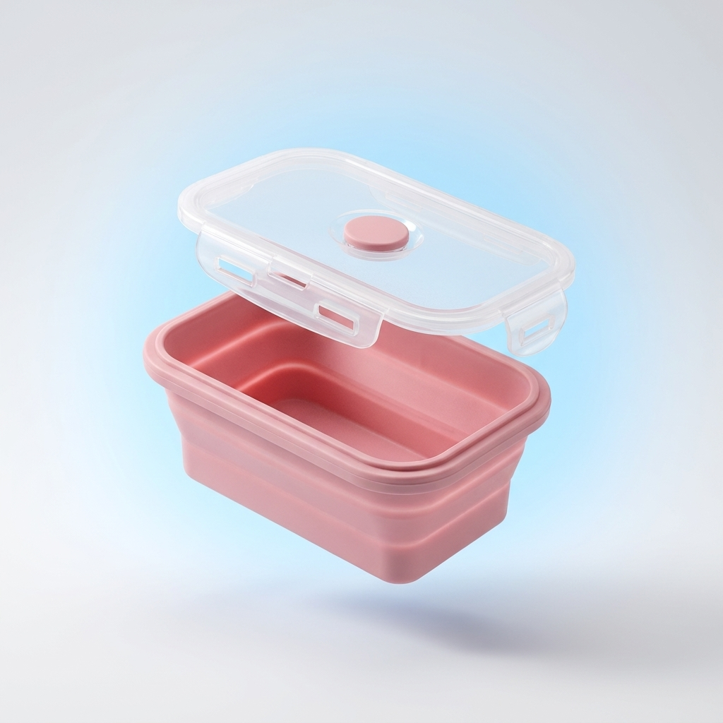 Collapsible Silicone Lunch Box - product