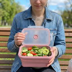 Collapsible Silicone Lunch Box - lifestyle